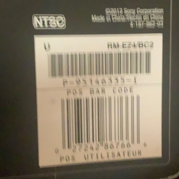 Sony Universal 2-Device TV/Cable/Satellite Large Button Remote *New. #RM-EX4 - Picture 5 of 5